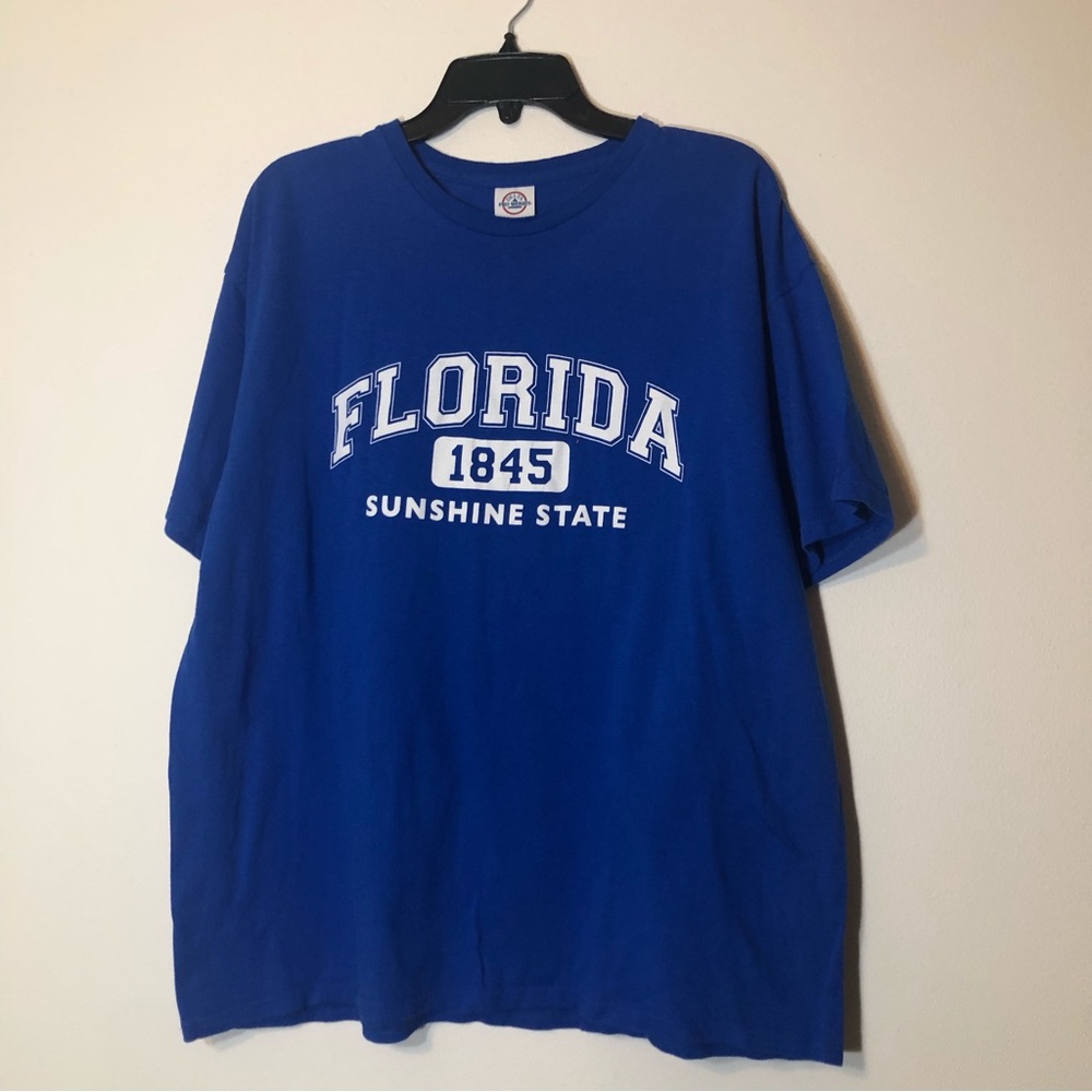 Florida 1845 Sunshine State 100% Preshrunk Cotton T Shirt, XL